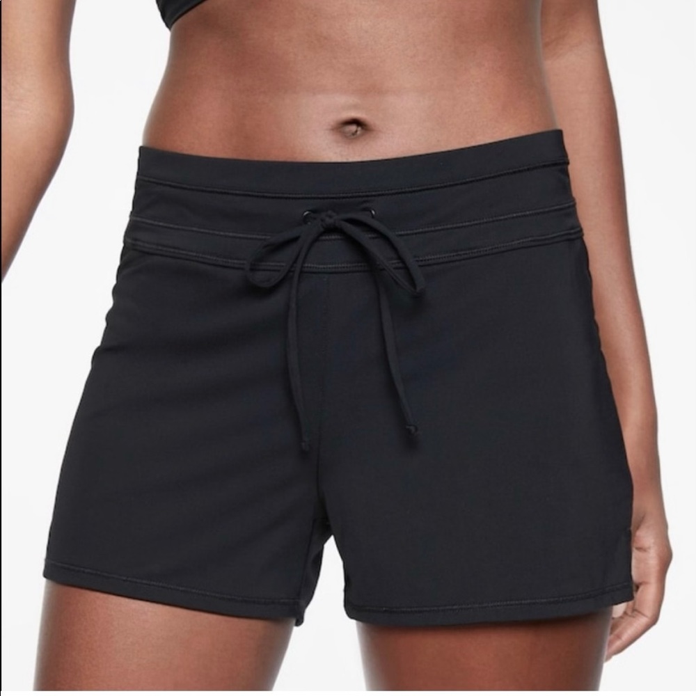 NWT-Athleta Black Lahaina Swim Short, Small